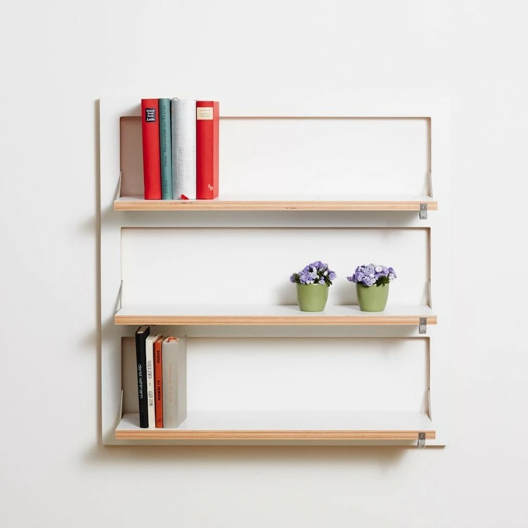 AMBIVALENZ Fläpps Wandregal Klappbar 80x80cm 7 AMBIVALENZ Fläpps Wandregal Klappbar 80x80cm – Bild 5