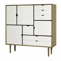Andersen - Furniture S3 Highboard Fronten Weiß
