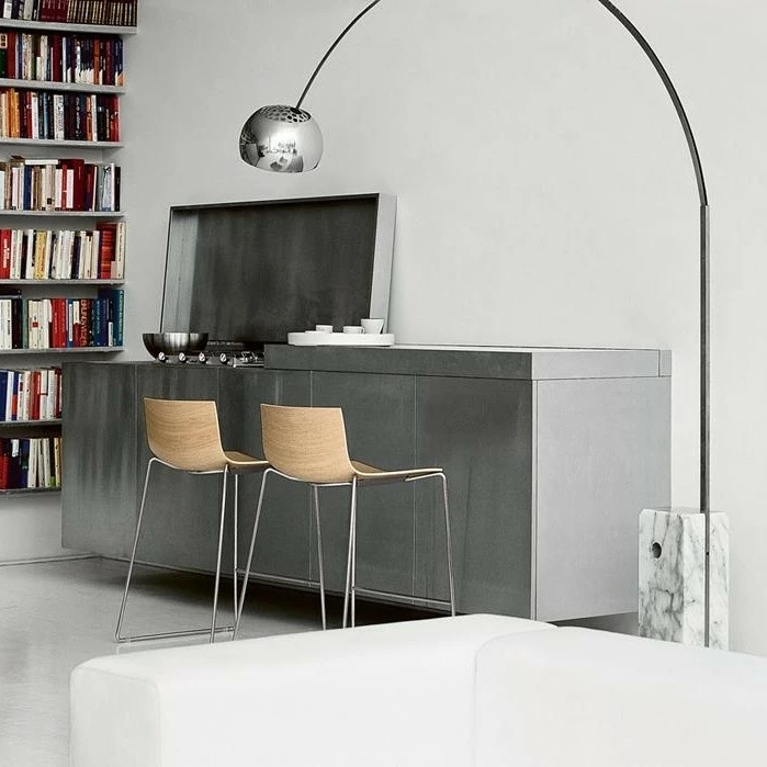 Arper Catifa 46 0474 Barhocker Niedrig Einf. Chrom 4 Arper Catifa 46 0474 Barhocker Niedrig Einf. Chrom – Bild 2