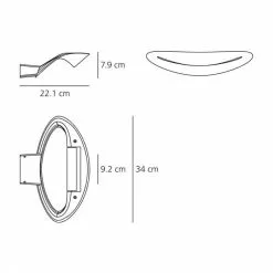 Artemide Mesmeri Halogen Wandleuchte -Möbel Verkaufsgeschäft Artemide Mesmeri Halogen Wandleuchte Strichzeichnung 800x800 ID557628 692fcfde791b7789ba8c5b0092f5014d