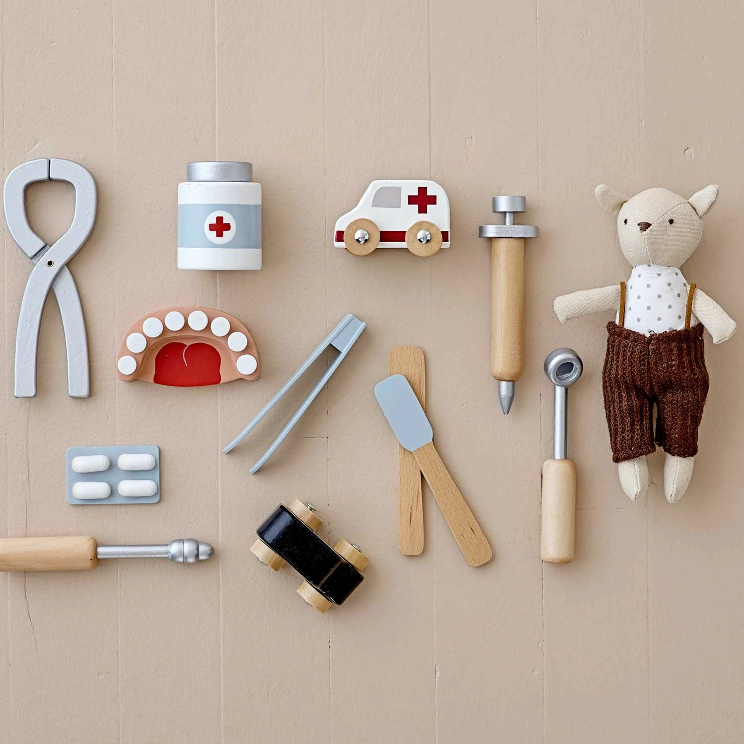 Bloomingville Animal Friends Stofftier 6er Set 6 Bloomingville Animal Friends Stofftier 6er Set – Bild 4