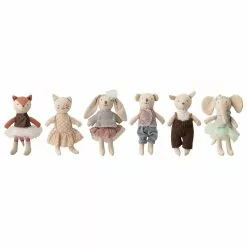 Bloomingville Animal Friends Stofftier 6er Set
