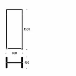 FROST Bukto Kleiderständer 62,8x30x150cm 47 FROST Bukto Kleiderständer 62,8x30x150cm -Möbel Verkaufsgeschäft FROST Bukto Kleiderstaender 62 8x30x150cm Strichzeichnung 582x582 ID564942 9c89ecb74471cdbe9d82c01ec19c9515