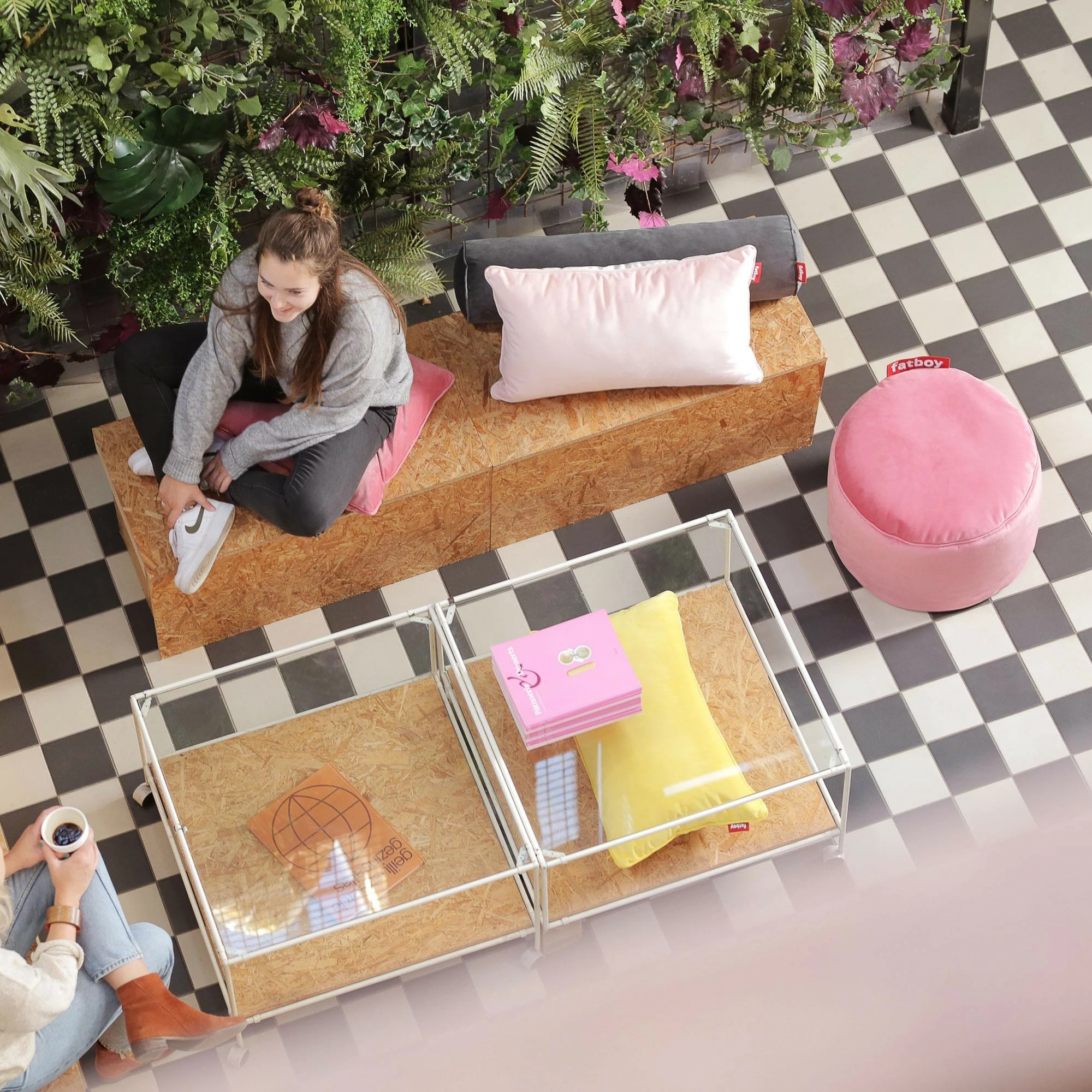 Fatboy Point Pouf/Hocker Samt 4 Fatboy Point Pouf/Hocker Samt – Bild 2