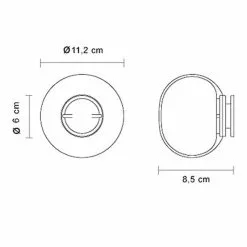 Flos Mini Glo Ball C/W Wand-/Deckenleuchte -Möbel Verkaufsgeschäft Flos Mini Glo Ball C W Wand Deckenleuchte Strichzeichnung 800x800 ID10029 6e5d13e2ac941894a9f55a76ba0b05d3