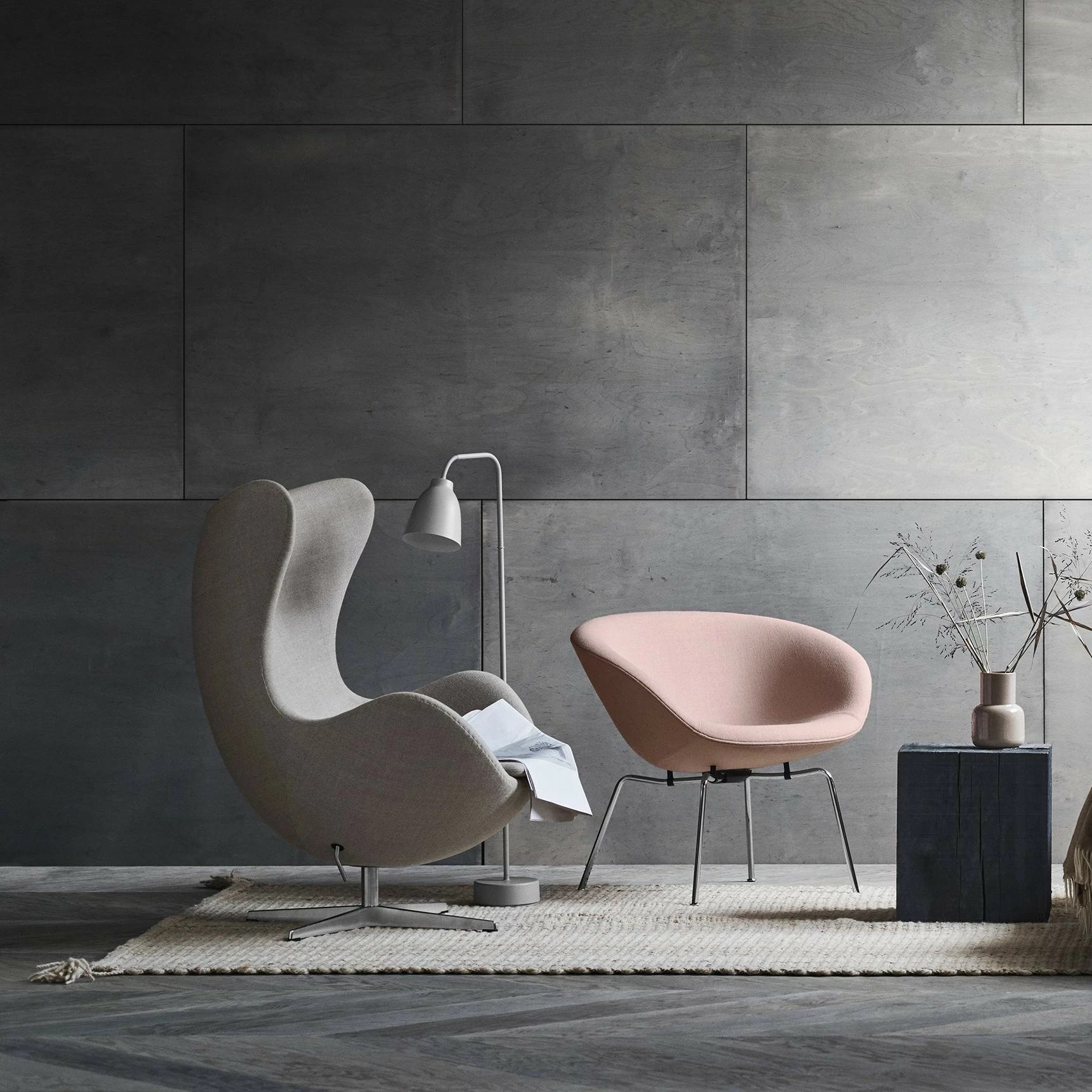 Fritz Hansen Egg/ Das Ei™ Loungesessel Stoff 5 Fritz Hansen Egg/ Das Ei™ Loungesessel Stoff – Bild 3