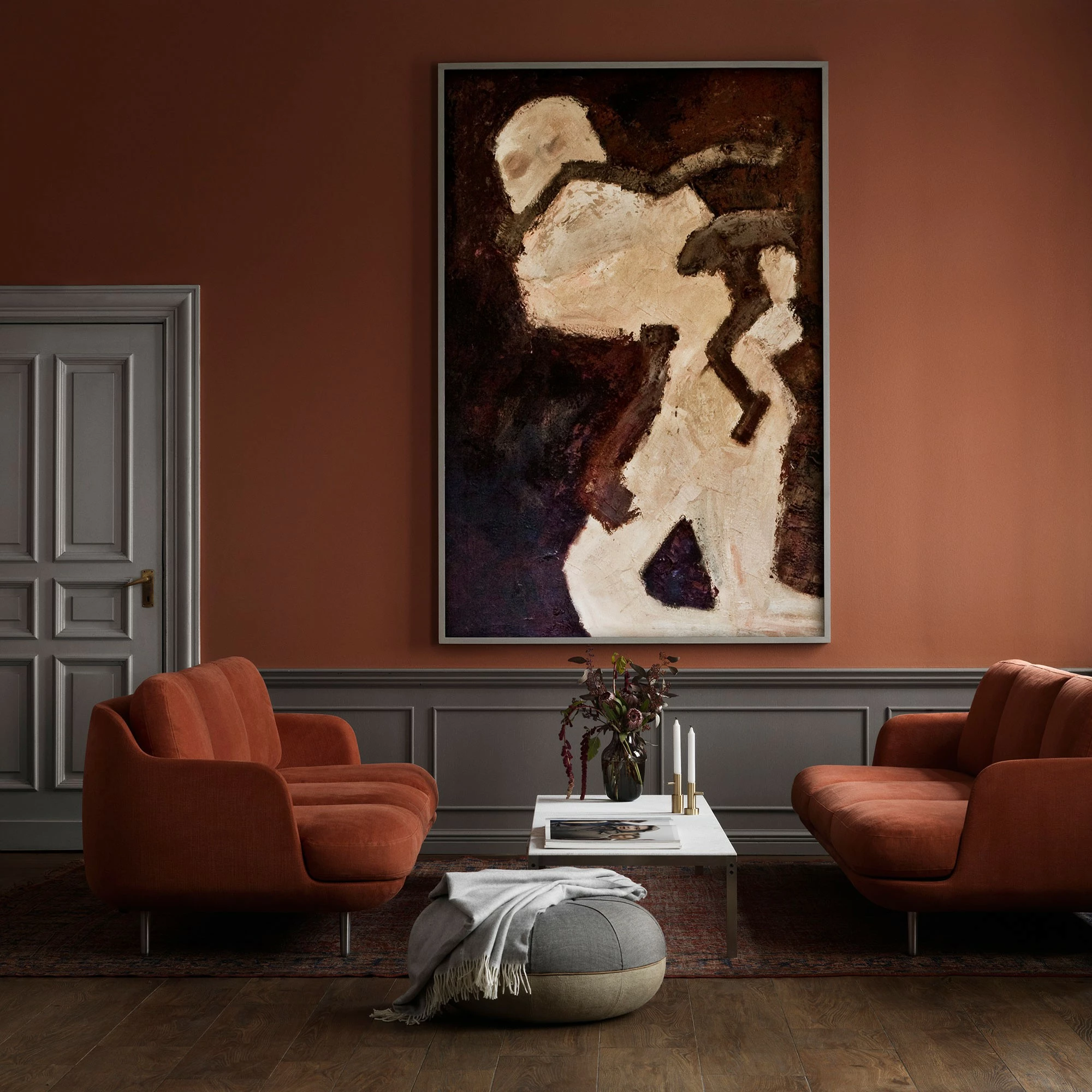 Fritz Hansen Pouf Ø60cm 4 Fritz Hansen Pouf Ø60cm – Bild 2