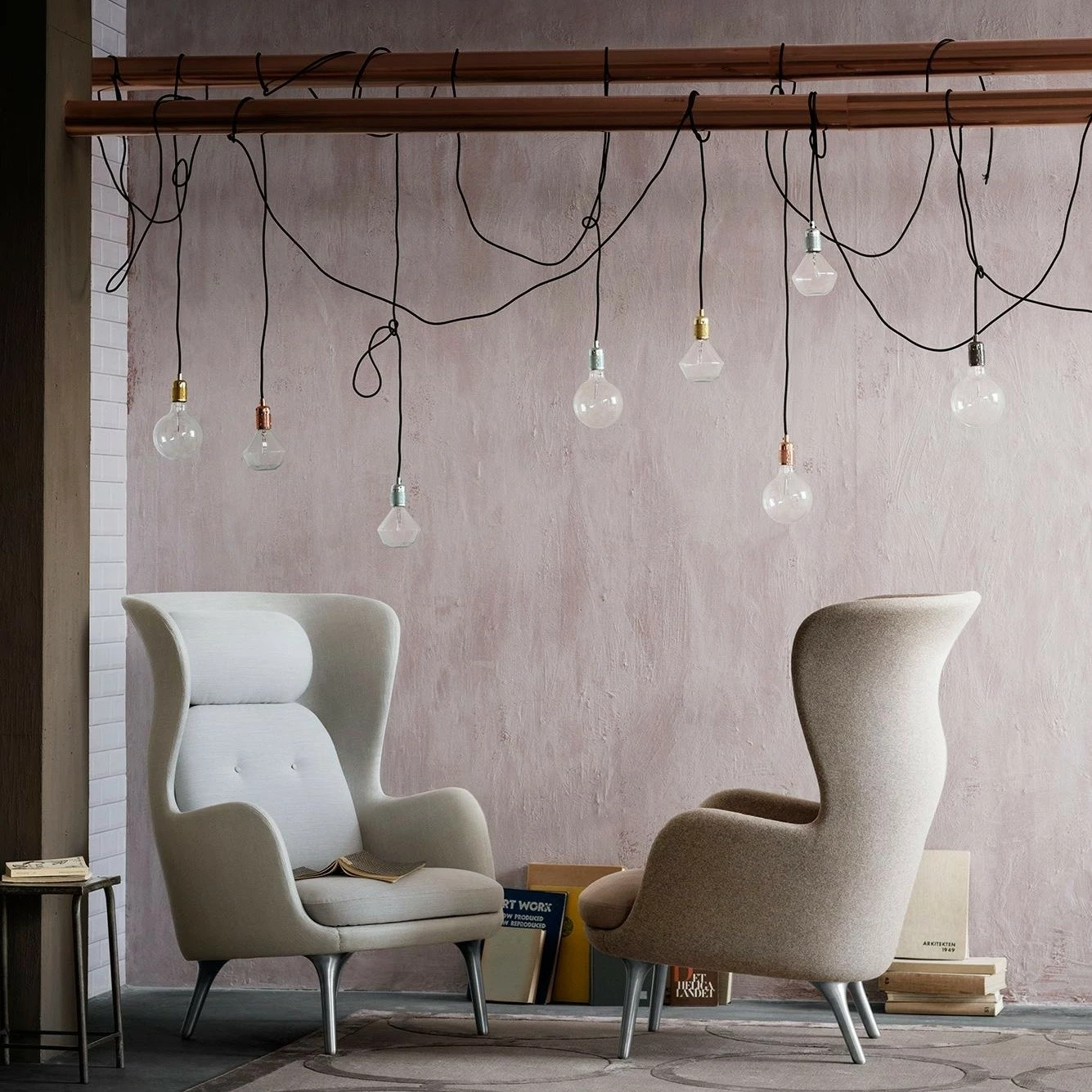 Fritz Hansen Ro™ JH1 Ohrensessel Stoff Füße Aus Aluminium 9 Fritz Hansen Ro™ JH1 Ohrensessel Stoff Füße Aus Aluminium – Bild 7