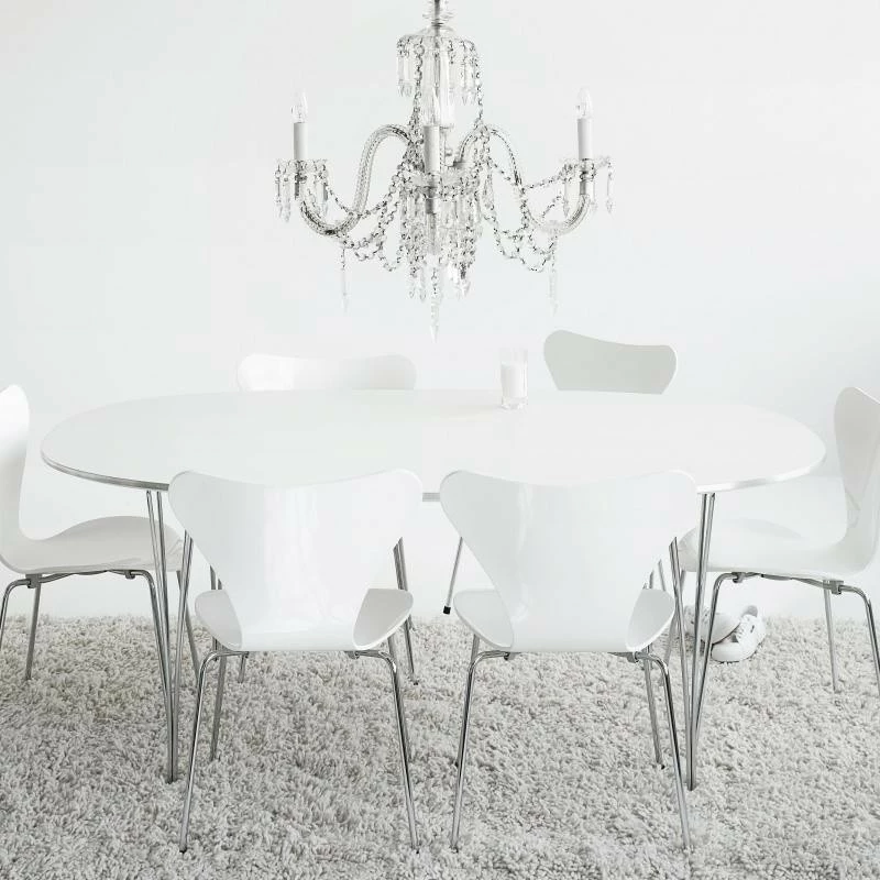 Fritz Hansen Serie 7™ Stuhl Gefärbte Esche Gestell Verchromt 6 Fritz Hansen Serie 7™ Stuhl Gefärbte Esche Gestell Verchromt – Bild 4