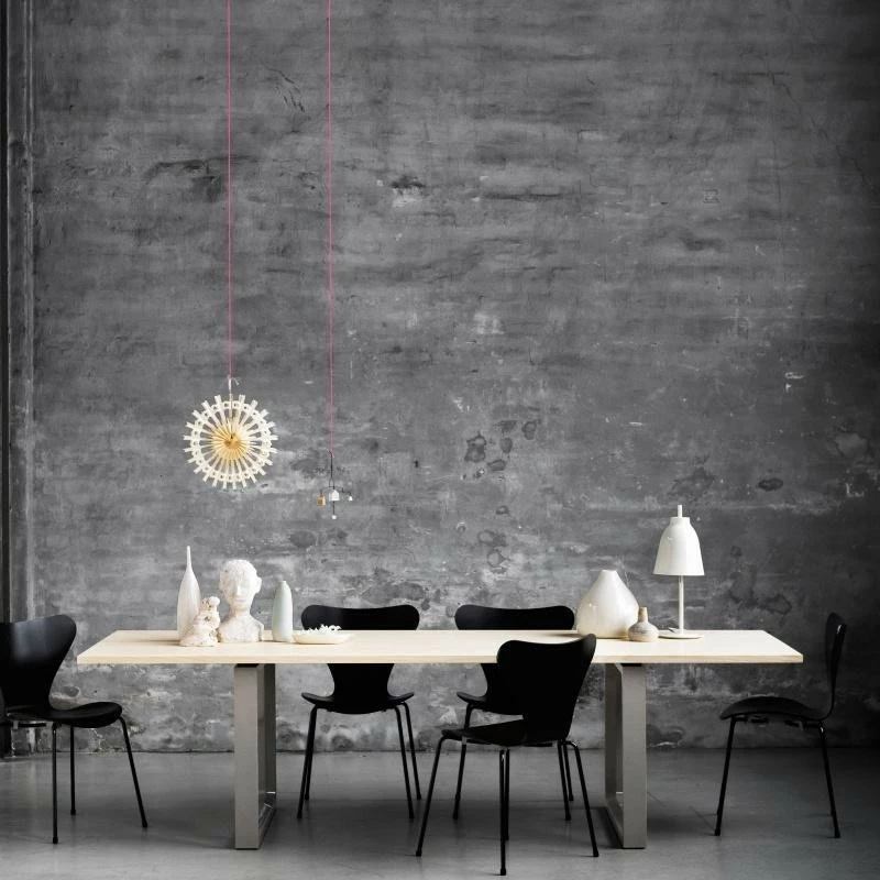 Fritz Hansen Serie 7™ Stuhl Gefärbte Esche Gestell Verchromt 8 Fritz Hansen Serie 7™ Stuhl Gefärbte Esche Gestell Verchromt – Bild 6