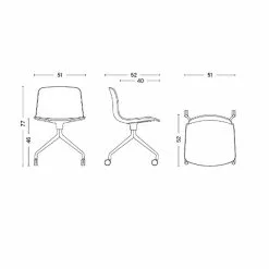Hay About A Chair AAC 14 Drehstuhl Mit Rollen 14 Hay About A Chair AAC 14 Drehstuhl Mit Rollen -Möbel Verkaufsgeschäft HAY About a Chair AAC 14 Drehstuhl mit Rollen 800x800 ID1986240 54f09df8be703d08dd9d5b0601bdaac1