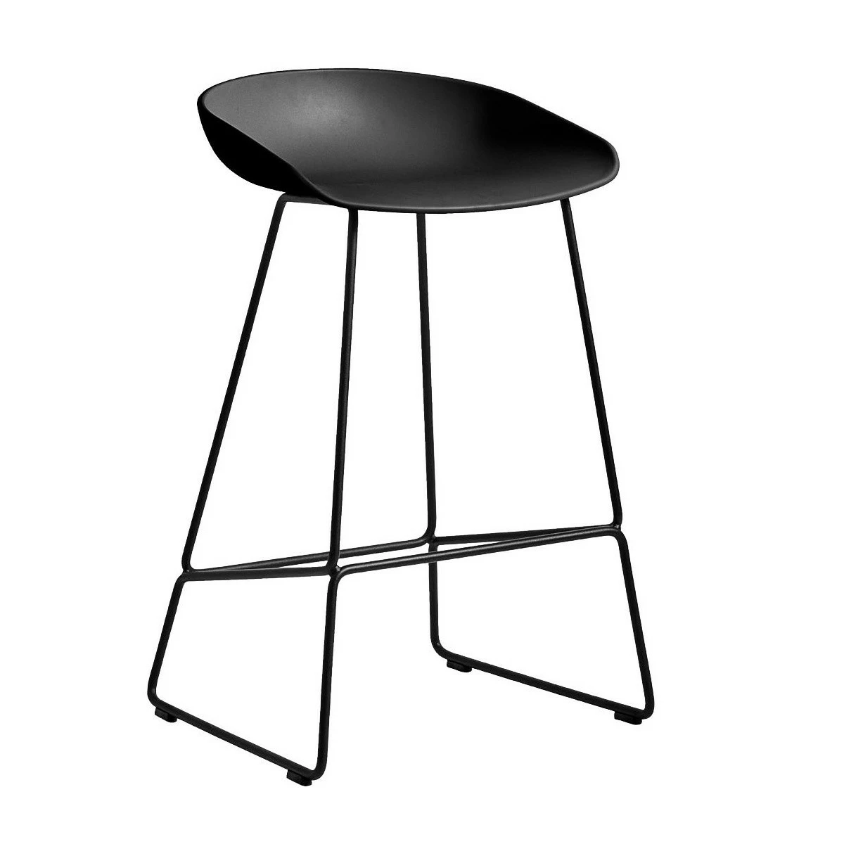 Hay About A Stool AAS 38 Barhocker Niedrig Gestell Schwarz 3 Hay About A Stool AAS 38 Barhocker Niedrig Gestell Schwarz