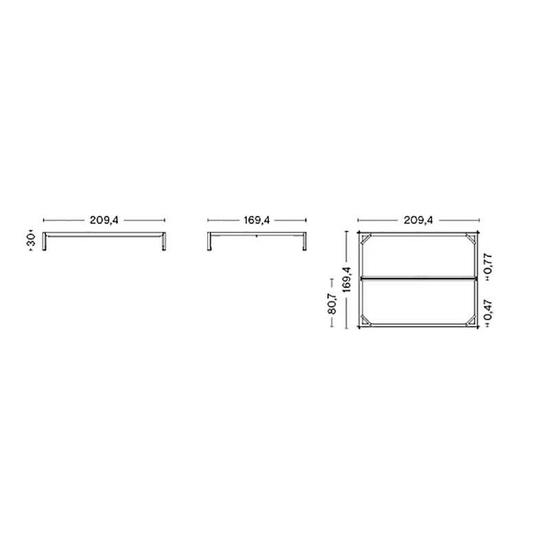 Hay Connect Bettgestell 180x200cm 10 Hay Connect Bettgestell 180x200cm – Bild 8