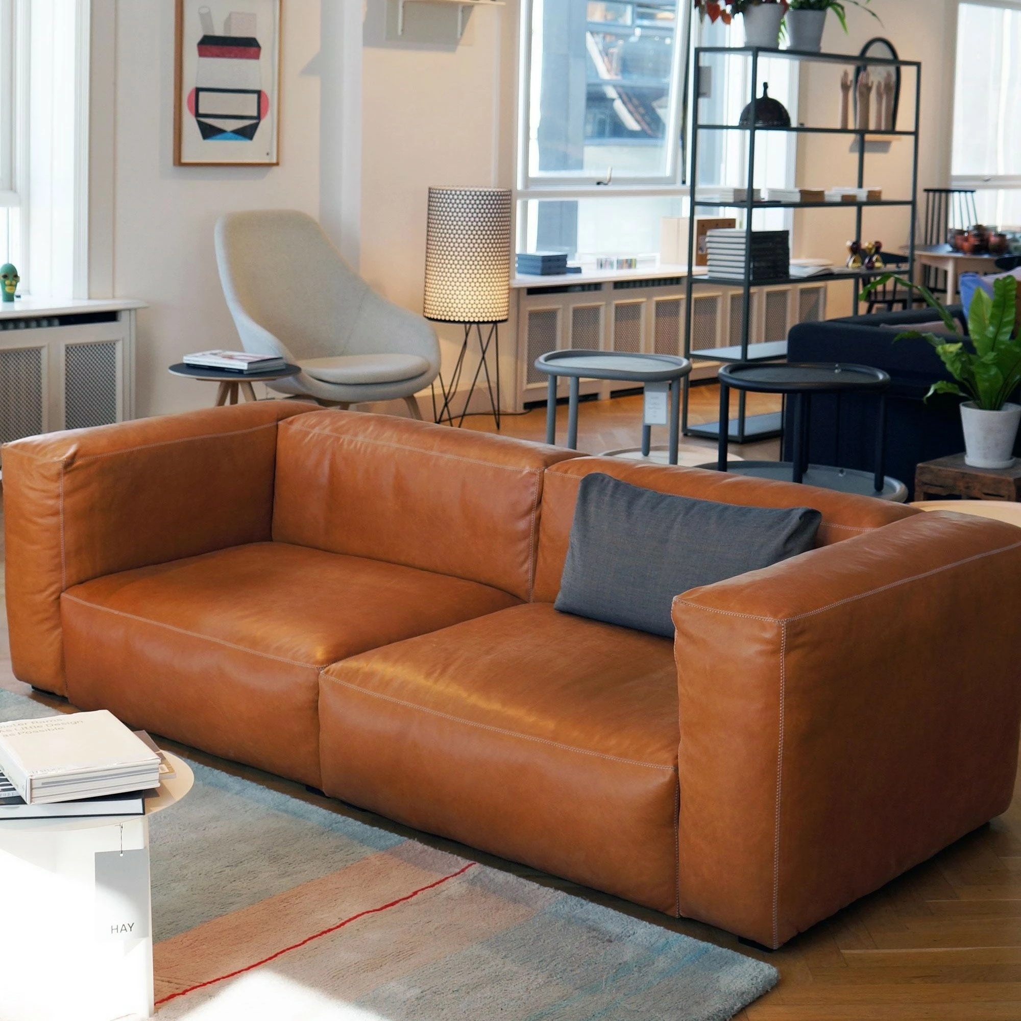 Hay Mags Soft 2,5-Sitzer Sofa Leder 238x103,5x67cm 5 Hay Mags Soft 2,5-Sitzer Sofa Leder 238x103,5x67cm – Bild 3