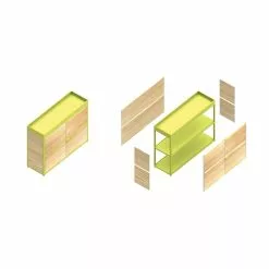 Hay New Order Regal Mit Tür 100x115cm -Möbel Verkaufsgeschäft HAY New Order Regal mit Tuer 100x115cm 1500x1500 ID560443 1c5e6e14c6060f3f40a159dba1c02919