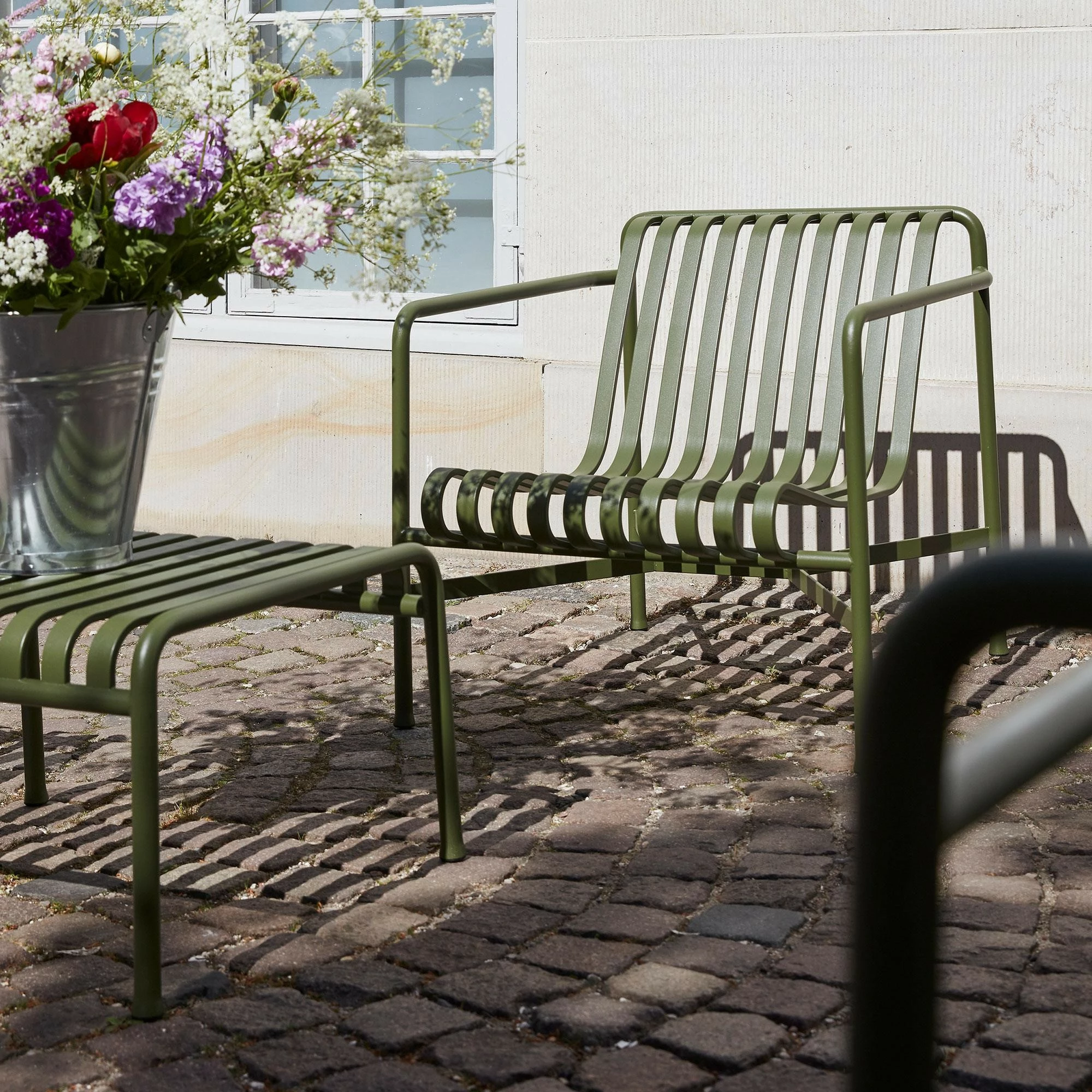 Hay Palissade Ottoman/ Gartenbeistelltisch 6 Hay Palissade Ottoman/ Gartenbeistelltisch – Bild 4