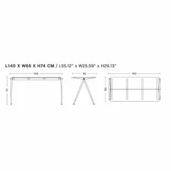 Hay Pyramid 01 Tisch Gestell Beige 140x65cm -Möbel Verkaufsgeschäft HAY Pyramid 01 Tisch Gestell beige 140x65cm 800x800 ID1985887 92e88c4aa10eda5ebe91141f6794163f