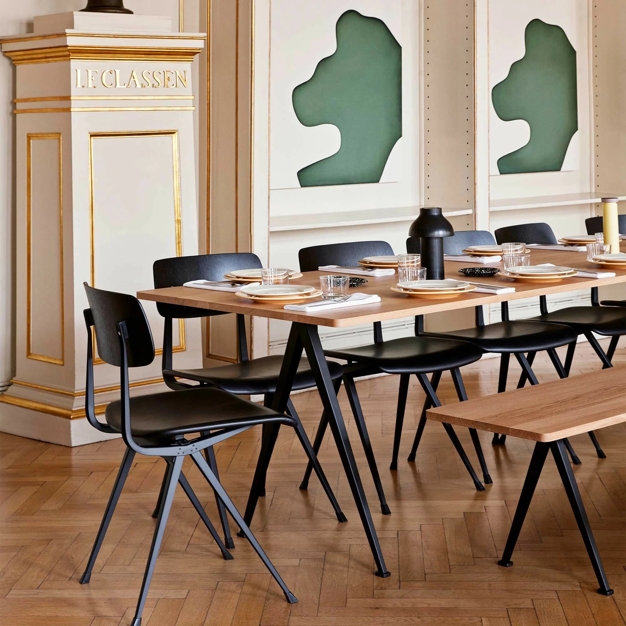 Hay Pyramid 02 Tisch Gestell Schwarz 190x85cm 4 Hay Pyramid 02 Tisch Gestell Schwarz 190x85cm – Bild 2