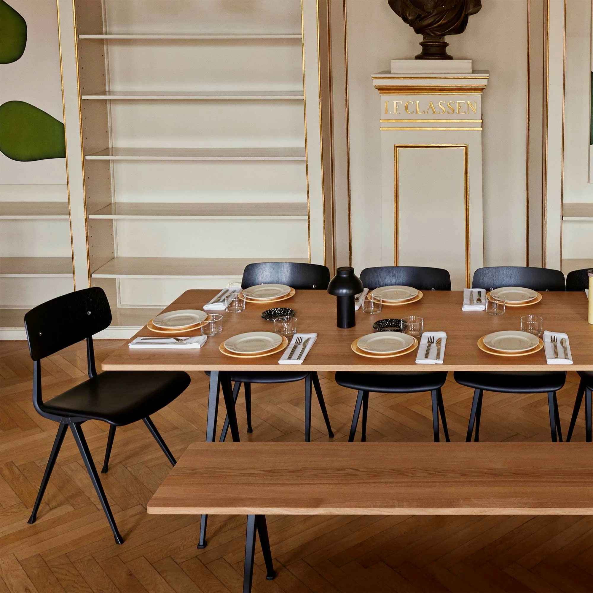 Hay Pyramid 12 Bank Gestell Schwarz 190x40cm 9 Hay Pyramid 12 Bank Gestell Schwarz 190x40cm – Bild 7