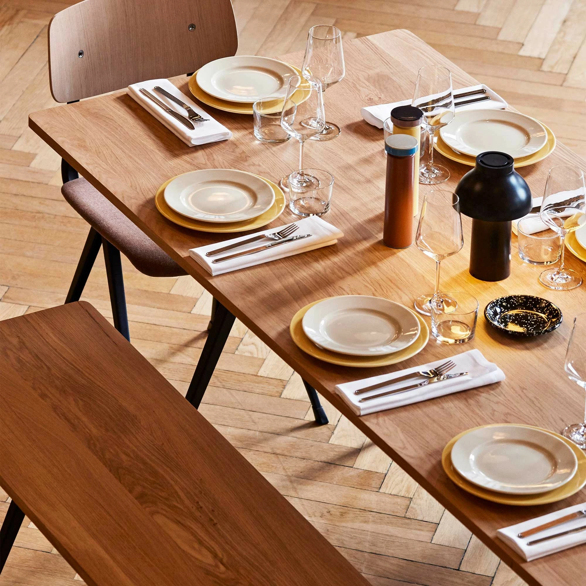 Hay Pyramid 12 Bank Gestell Schwarz 190x40cm 12 Hay Pyramid 12 Bank Gestell Schwarz 190x40cm – Bild 10