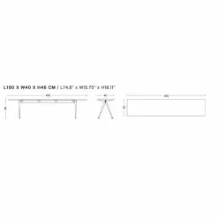 Hay Pyramid 12 Bank Gestell Schwarz 190x40cm 26 Hay Pyramid 12 Bank Gestell Schwarz 190x40cm -Möbel Verkaufsgeschäft HAY Pyramid 12 Bank Gestell schwarz 190x40cm 980x980 ID1985293 42d96cb44ac709240c66cf5c08ad6f07