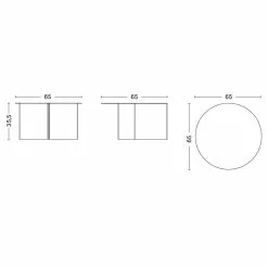 Hay Slit Beistelltisch XL -Möbel Verkaufsgeschäft HAY Slit Beistelltisch XL 1020x1020 ID1985890 5392d6b6b05386d56c2b80563b80aaf1