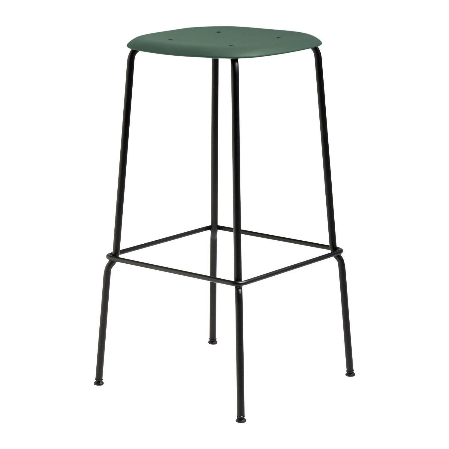 Hay Soft Edge 85 Barhocker Hoch Gestell Stahl Schwarz 7 Hay Soft Edge 85 Barhocker Hoch Gestell Stahl Schwarz – Bild 5