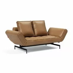 Innovation Ghia Laser Schlafsofa Stoff Mit Ledermischung 210x93cm