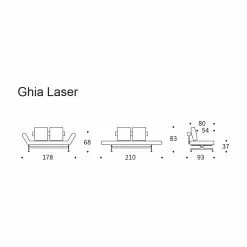 Innovation Ghia Laser Schlafsofa Stoff Mit Ledermischung 210x93cm -Möbel Verkaufsgeschäft Innovation Ghia Laser Schlafsofa Stoff mit Ledermischung 210x93cm 1000x1000 ID1998829 961ecd1ef1afb6a59e59cb787bb0447d