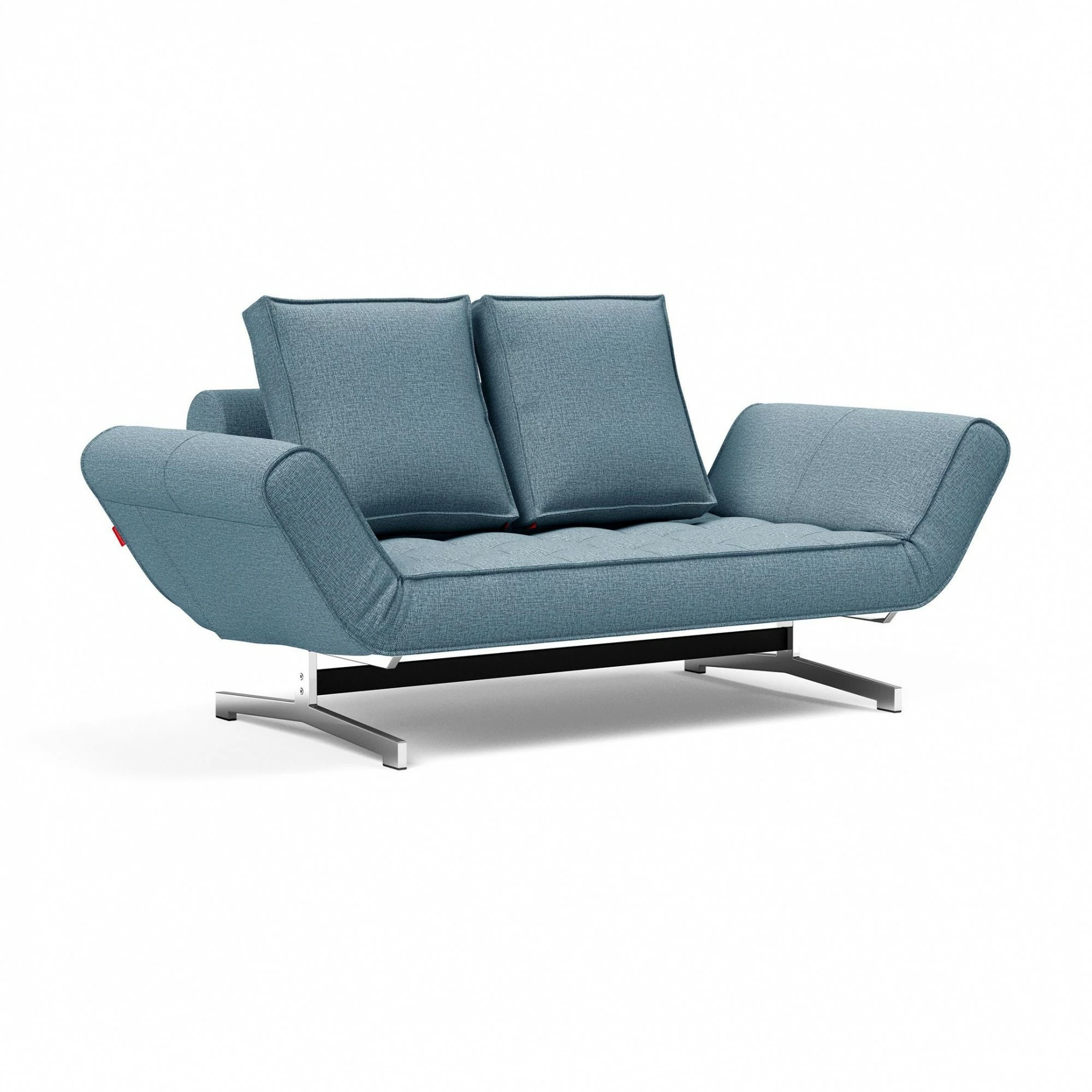 Innovation Ghia Schlafsofa Stoff Beine Stahl Verchromt 210x93cm 3 Innovation Ghia Schlafsofa Stoff Beine Stahl Verchromt 210x93cm