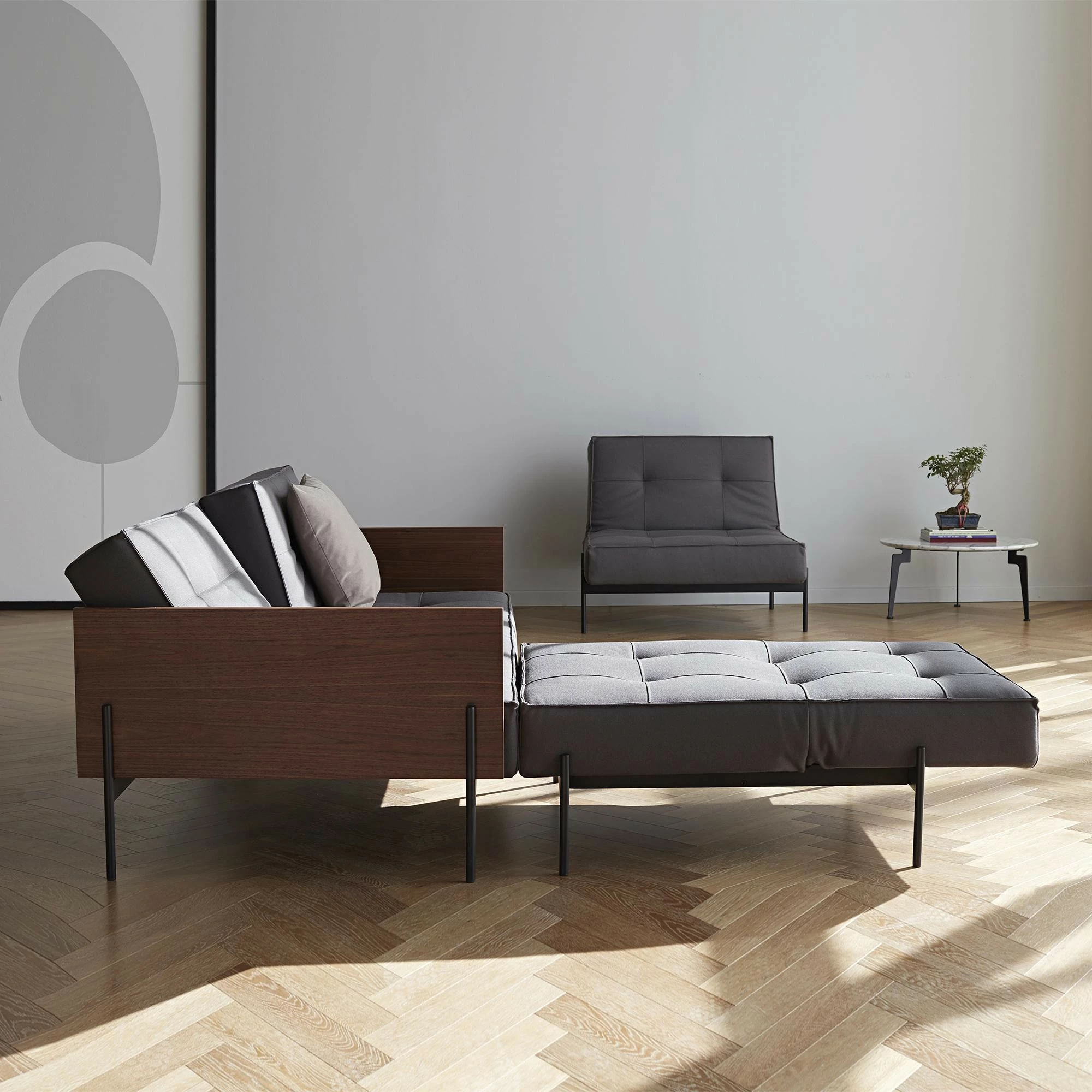 Innovation Splitback Lauge Schlafsofa Mit Armlehnen 220x95cm 7 Innovation Splitback Lauge Schlafsofa Mit Armlehnen 220x95cm – Bild 5