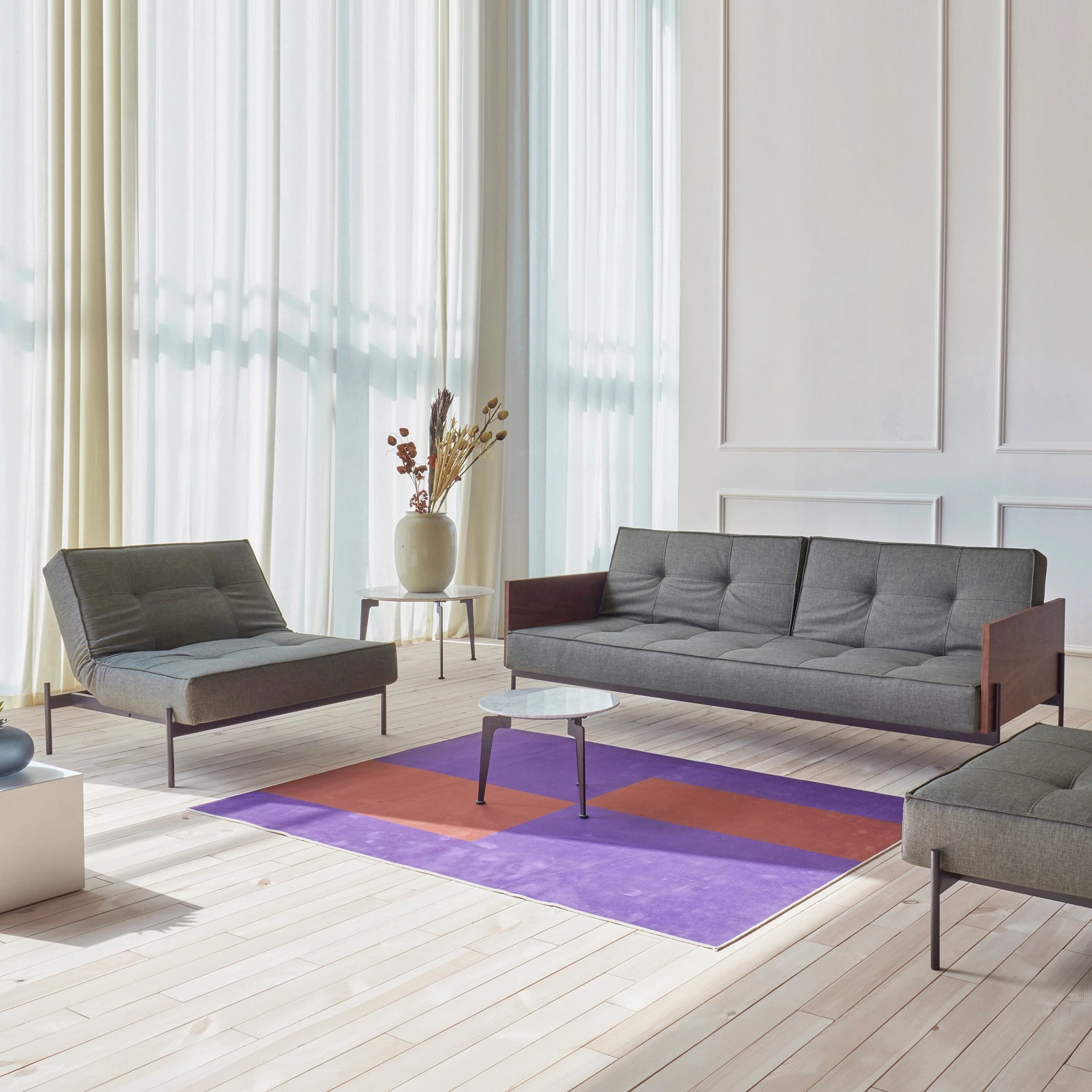 Innovation Splitback Lauge Schlafsofa Mit Armlehnen 220x95cm 4 Innovation Splitback Lauge Schlafsofa Mit Armlehnen 220x95cm – Bild 2