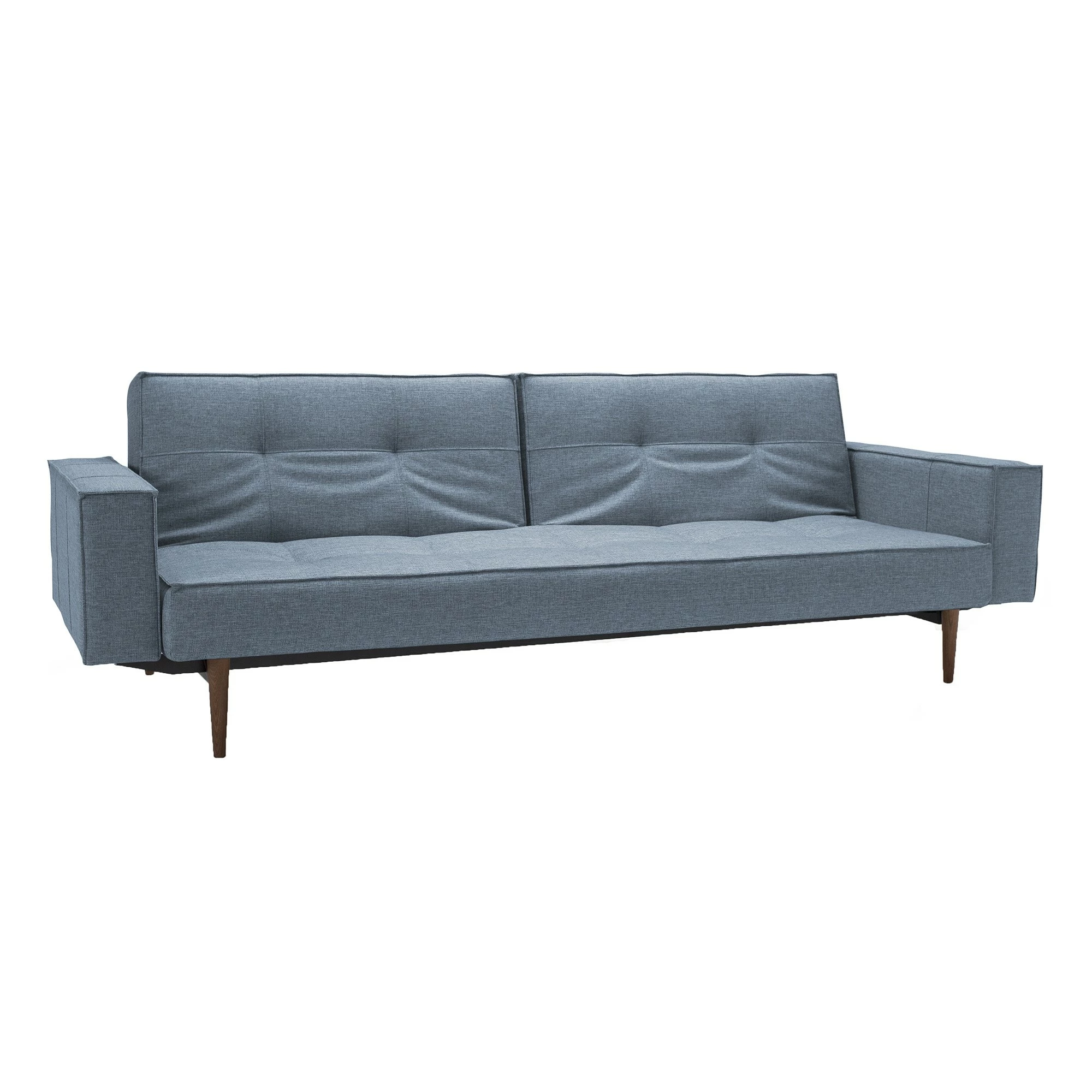 Innovation Splitback Styletto Schlafsofa Mit Armlehnen Holz Dunkel 23 Innovation Splitback Styletto Schlafsofa Mit Armlehnen Holz Dunkel – Bild 21