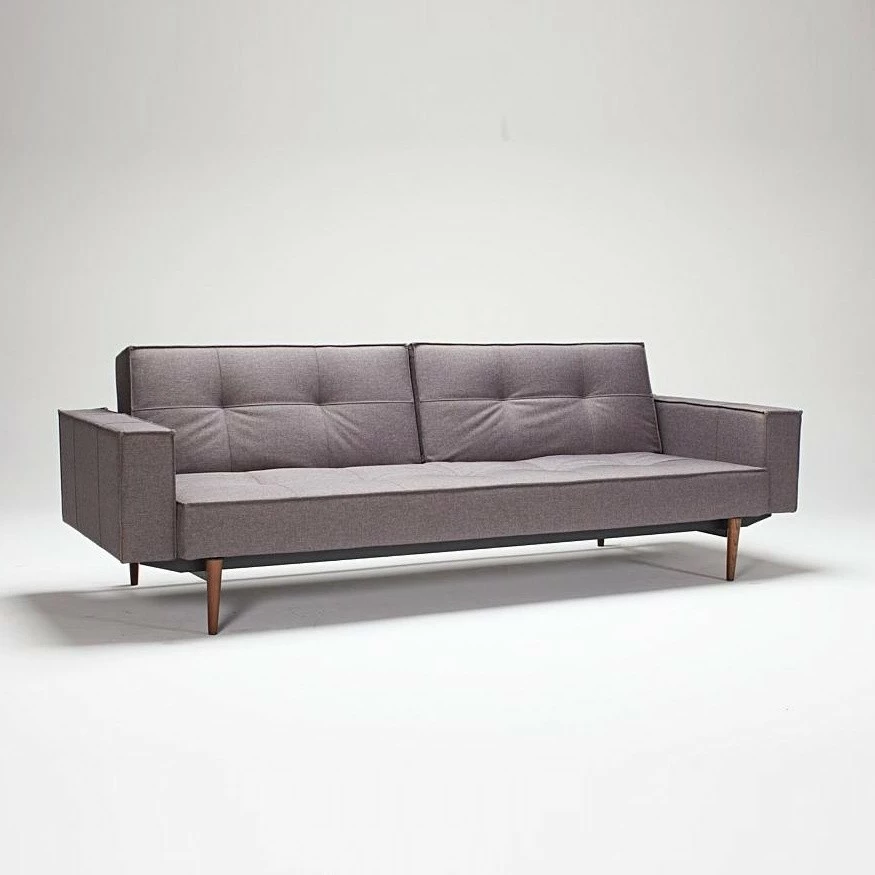 Innovation Splitback Styletto Schlafsofa Mit Armlehnen Holz Dunkel 13 Innovation Splitback Styletto Schlafsofa Mit Armlehnen Holz Dunkel – Bild 11