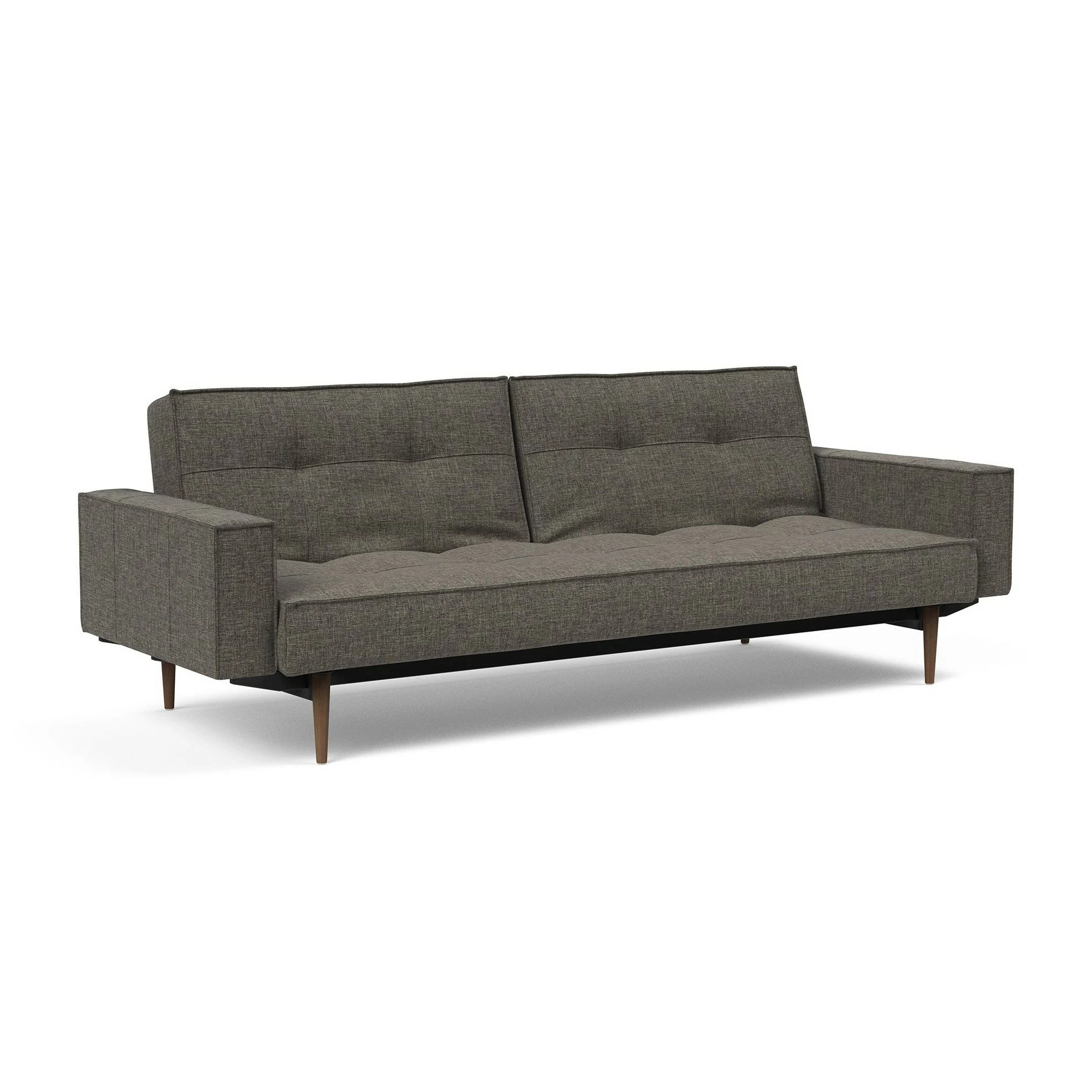 Innovation Splitback Styletto Schlafsofa Mit Armlehnen Holz Dunkel 3 Innovation Splitback Styletto Schlafsofa Mit Armlehnen Holz Dunkel