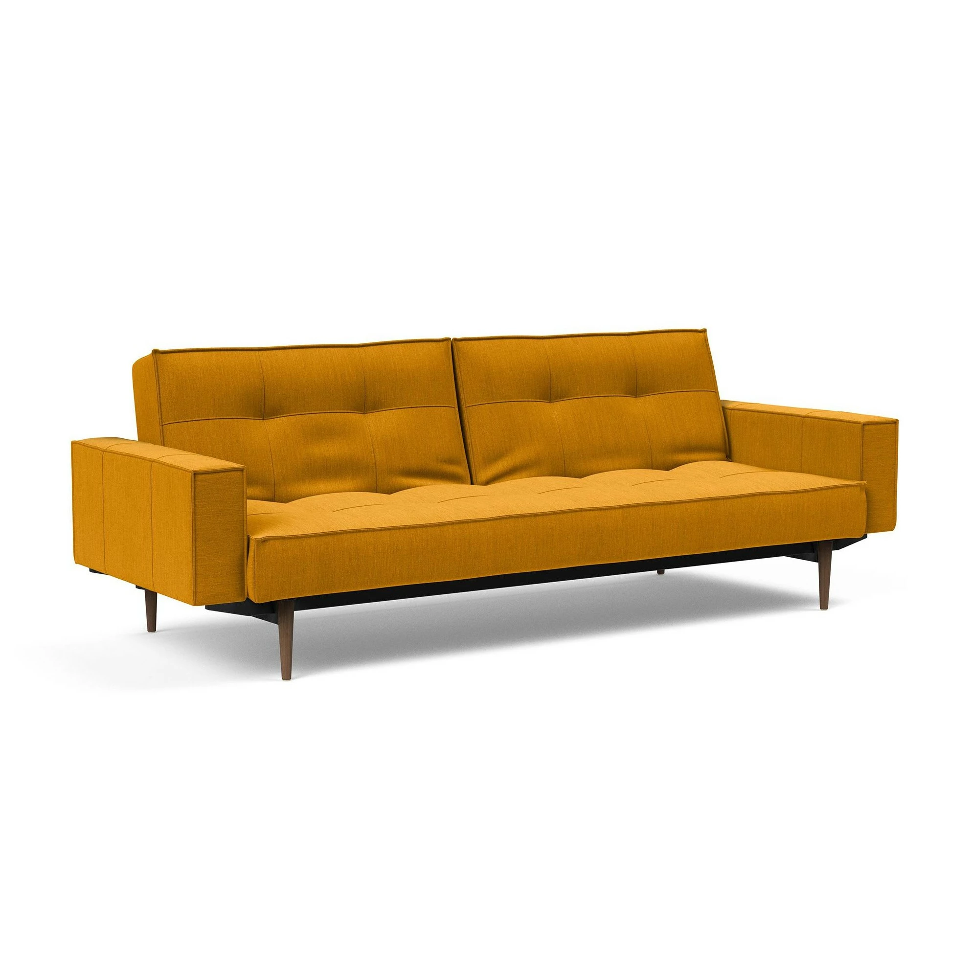 Innovation Splitback Styletto Schlafsofa Mit Armlehnen Holz Dunkel 27 Innovation Splitback Styletto Schlafsofa Mit Armlehnen Holz Dunkel – Bild 25