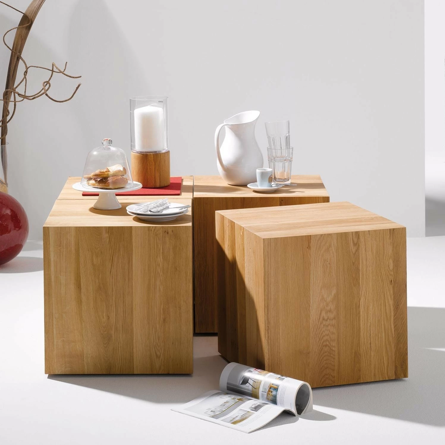 Jan Kurtz Roll-it Hocker / Beistelltisch 4 Jan Kurtz Roll-it Hocker / Beistelltisch – Bild 2