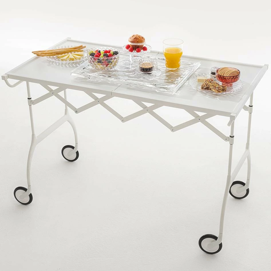 Kartell Battista Servierwagen Klappbar Matt 5 Kartell Battista Servierwagen Klappbar Matt – Bild 3
