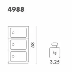 Kartell Componibili 3 Container Matt -Möbel Verkaufsgeschäft Kartell Componibili 3 Container matt 827x827 ID1996781 b6b75eed6f49b9b1a2a51a6fe87a68ba