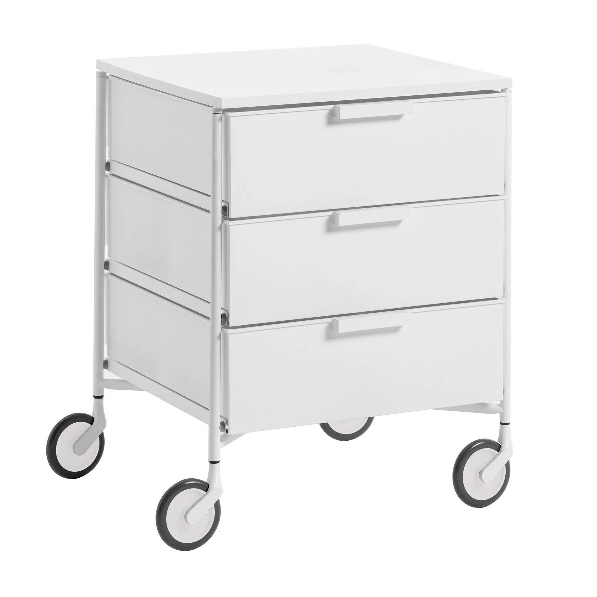 Kartell Mobil 3 Container Mit Rollen Matt 3 Kartell Mobil 3 Container Mit Rollen Matt