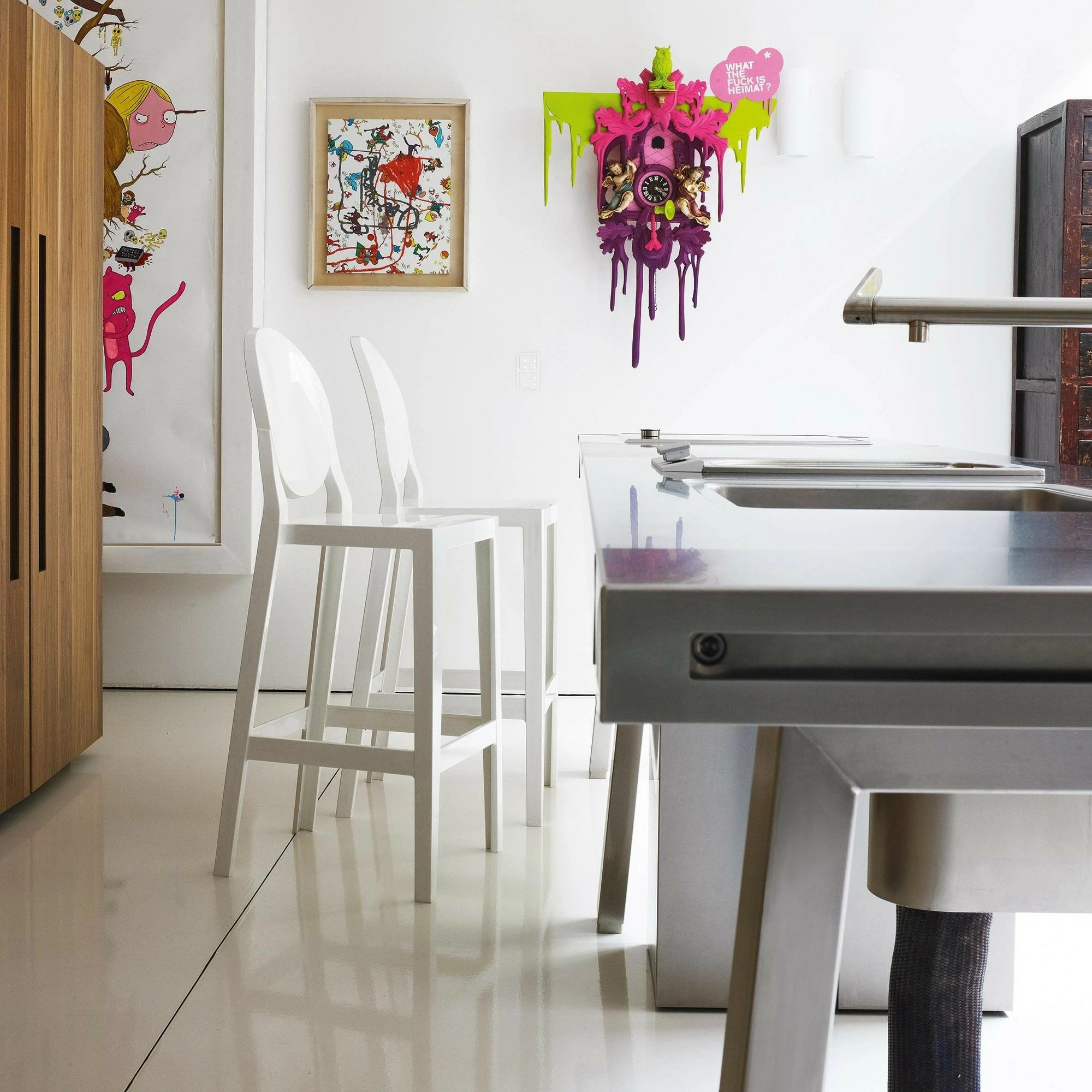 Kartell One More Barhocker 65cm 4 Kartell One More Barhocker 65cm – Bild 2