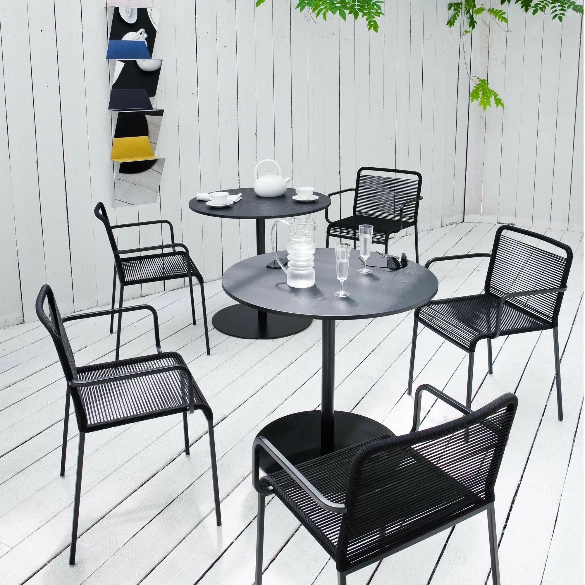 Lapalma Brio Bistrotisch Gestell Schwarz Rund H72cm 5 Lapalma Brio Bistrotisch Gestell Schwarz Rund H72cm – Bild 3