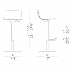 Lapalma Thin S24 Barhocker Sitzfläche Eiche 54-79cm -Möbel Verkaufsgeschäft Lapalma Thin S24 Barhocker Sitzflaeche Eiche 54 79cm 2000x2000 ID2032129 025e43dc40a29c86f12b02979859b868