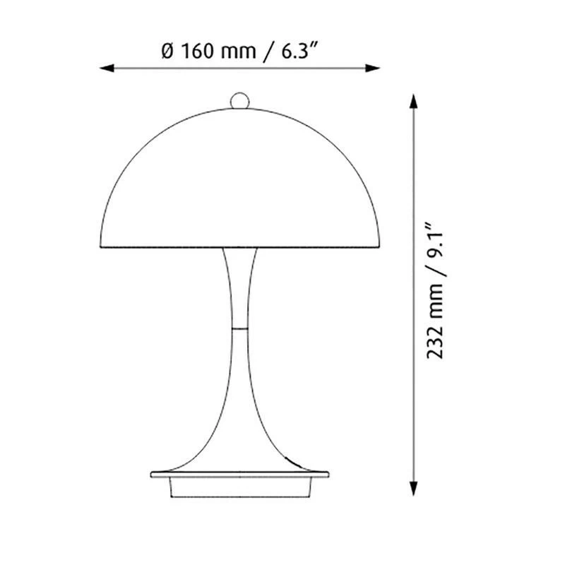 Louis Poulsen Panthella Portable LED Akkuleuchte 15 Louis Poulsen Panthella Portable LED Akkuleuchte – Bild 13