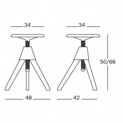 Magis Jerry Hocker 50-66cm 6 Magis Jerry Hocker 50-66cm – Bild 4