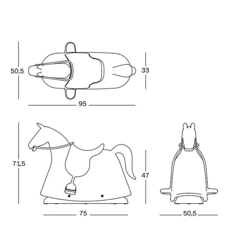 Magis Me Too Rocky Schaukelpferd 8 Magis Me Too Rocky Schaukelpferd – Bild 6