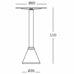 Magis Table One Bistrot Stehtisch -Möbel Verkaufsgeschäft Magis Table One Bistrot Stehtisch Strichzeichnung 500x500 ID679512 4d2befb27ec1399501067f9c7a6e9385