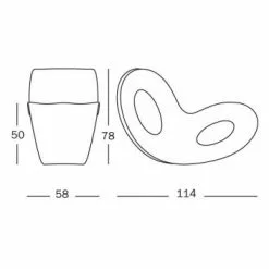 Magis Voido Schaukelstuhl -Möbel Verkaufsgeschäft Magis Voido Schaukelstuhl Strichzeichnung 353x353 ID678105 64046384a020362487acd0cd49a1de30