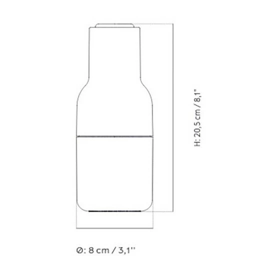Menu Bottle Grinder Mühle 2er Set Messing 10 Menu Bottle Grinder Mühle 2er Set Messing – Bild 8