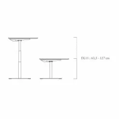 MONTANA HiLow 2 Schreibtisch Höhenverstellbar 90x180cm -Möbel Verkaufsgeschäft Montana HiLow 2 Schreibtisch hoehenverstellbar 90x180cm Strichzeichnung 1351x1351 ID1892973 134da537d13146040c72886c87d9d470